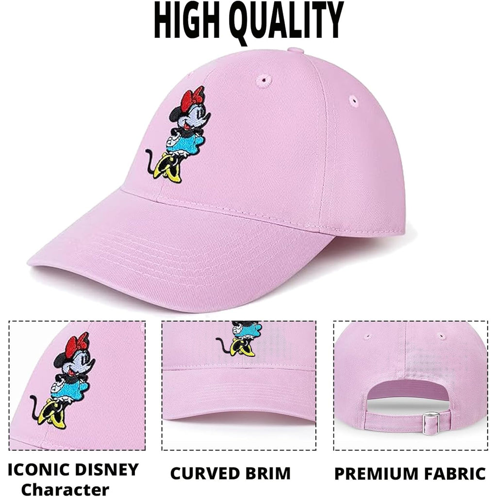 Disney Adult Baseball Cap, Minnie Mouse Adjustable Dad Hat