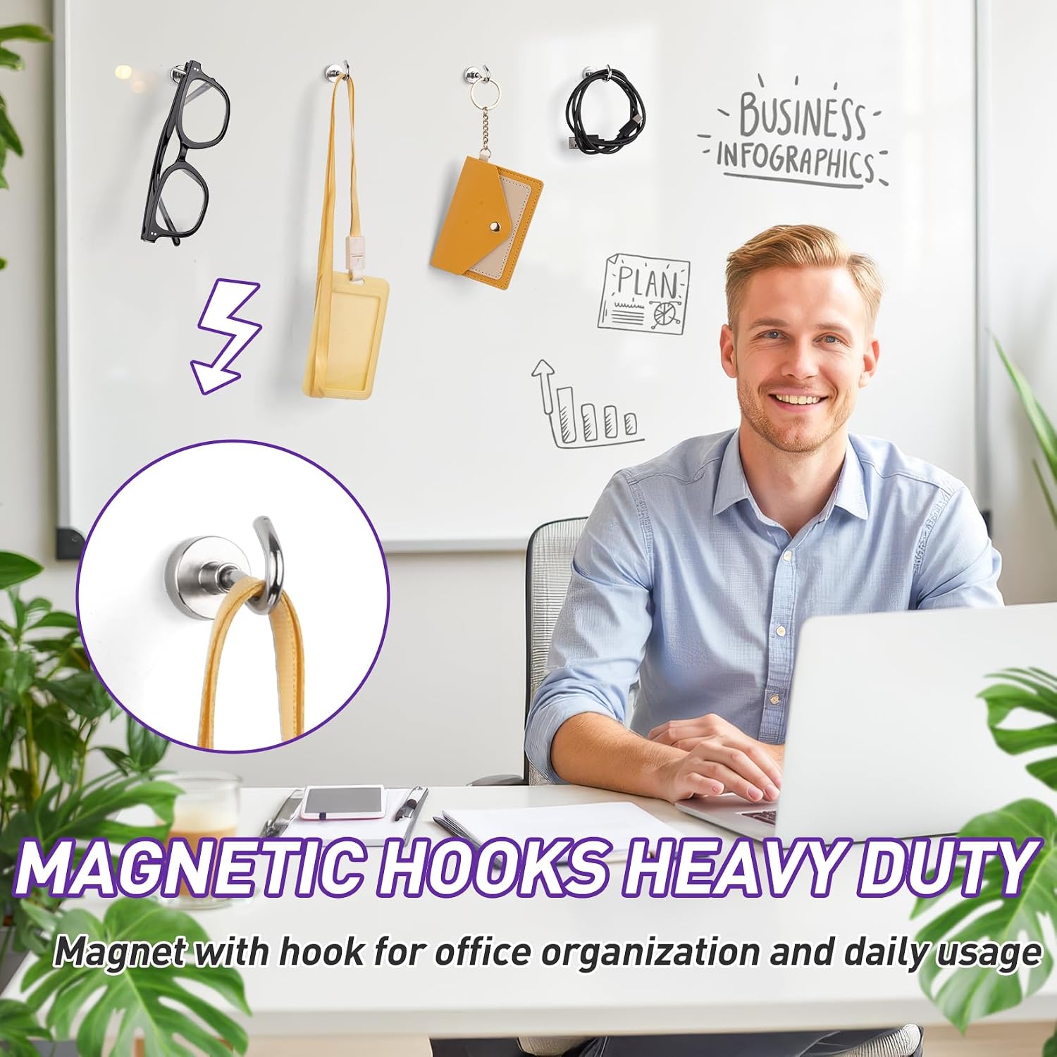 12 Pack Magnetic Hooks For 2026 Cruise Cabins Beach Vacation 30Lbs+ Heavy Duty Magnet With Hook Metal Magnetic Hooks For Kitchen Fridge Grills Hanging Magnet Hooks For Classroom Locker Utensil Racks
