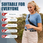 WERFORU 3 Pack 4 Pack No Buckle Invisible Stretch Belt Buckle-Free Elastic Belt for Women and Men