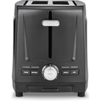 Cuisinart Core Collection 2-Slice Toaster | Extra-Long Slots For Artisan Bread, Bagel | High-Lift Quickview™ | Single Slice & Defrost Function | +30Sec Toast Boost | Removable Crumb Tray, Black