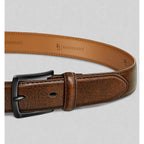 Men Belt-Genuine Leather Belt For Men Dress Casual Golf Jeans 1 3/8"