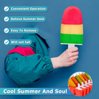 Silicone Popsicle Molds 10-Cavity, Diy Ice Pop Mold For Kids Adult Teens, Bpa Free Ice Cream Molds For Party Yogurt Juice Smoothies Sticks