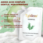 Tgideas Rosemary Amino Acid Shampoo, Hair Growth Shampoo for Thinning Hair Women and Men Hair Loss, Zinc PCA Thicken & Strengthen Scalp with Hydrolyzed Silk 8.45 fl.oz - 2 Packs