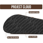 Project Cloud 100% Genuine Leather Flat Sandals For Women 2026 Cork Footbed Womens Sandals With Memory Foam And Arch Support Vacation Essentials Slides For Women Footwear (Venita)