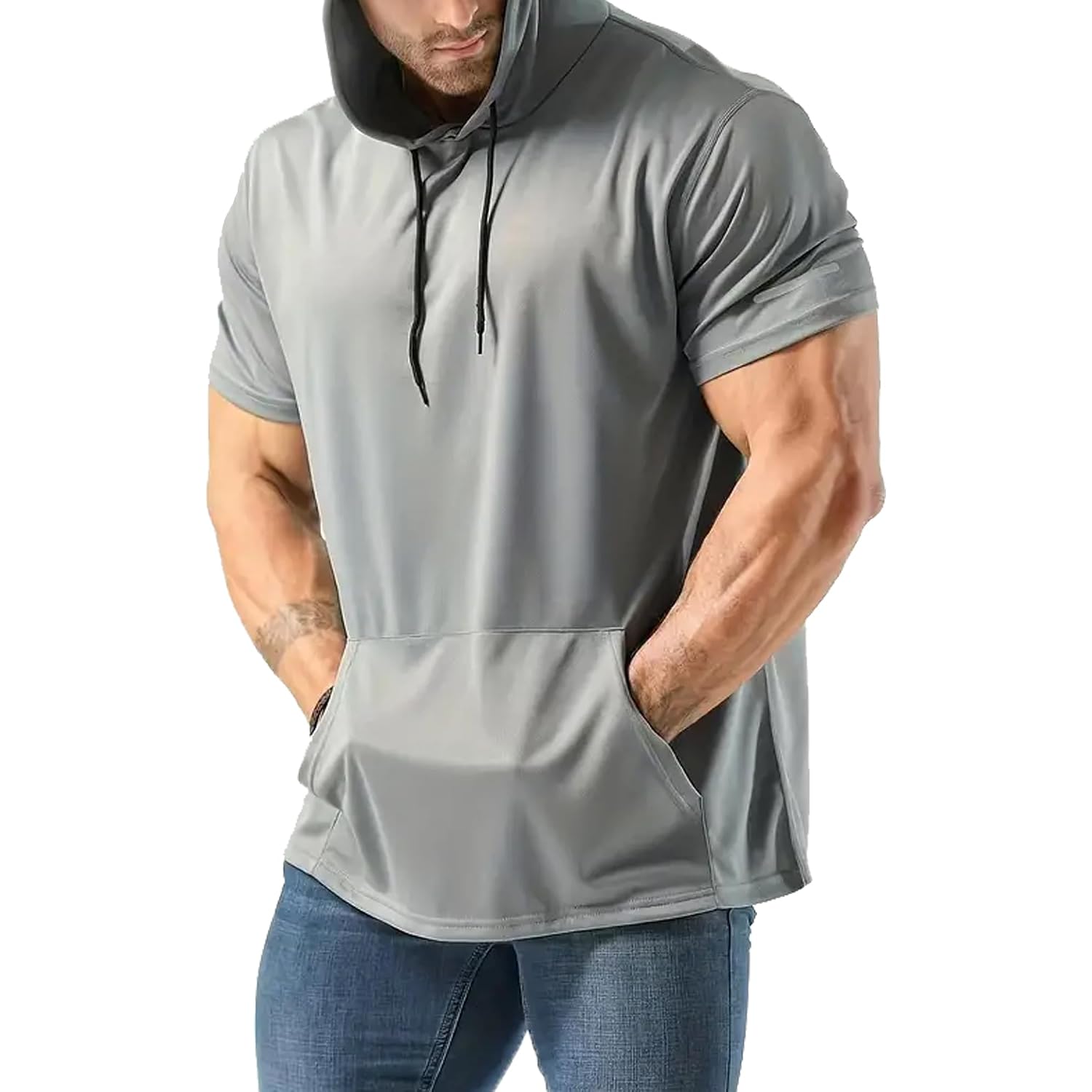 Frueo Men'S 1/3 Pack Workout Shirts Quick Dry Moisture Wicking Short Sleeve Mesh Athletic T-Shirts