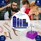 Skin Revolution H-42 Professional Clipper Blade Cleaner - Waterless, Cleans & Cools, 8Oz Spray Bottle