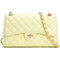 Quilted Crossbody Purse For Women Trendy Ladies Shoulder Bag With Chain Strap Pu Leather Cross Body Bags Satchel Handbag