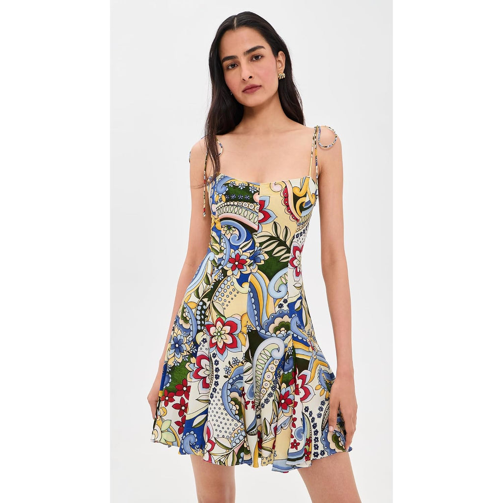 Alice + Olivia Women'S Jeanette Paneled Mini Dress