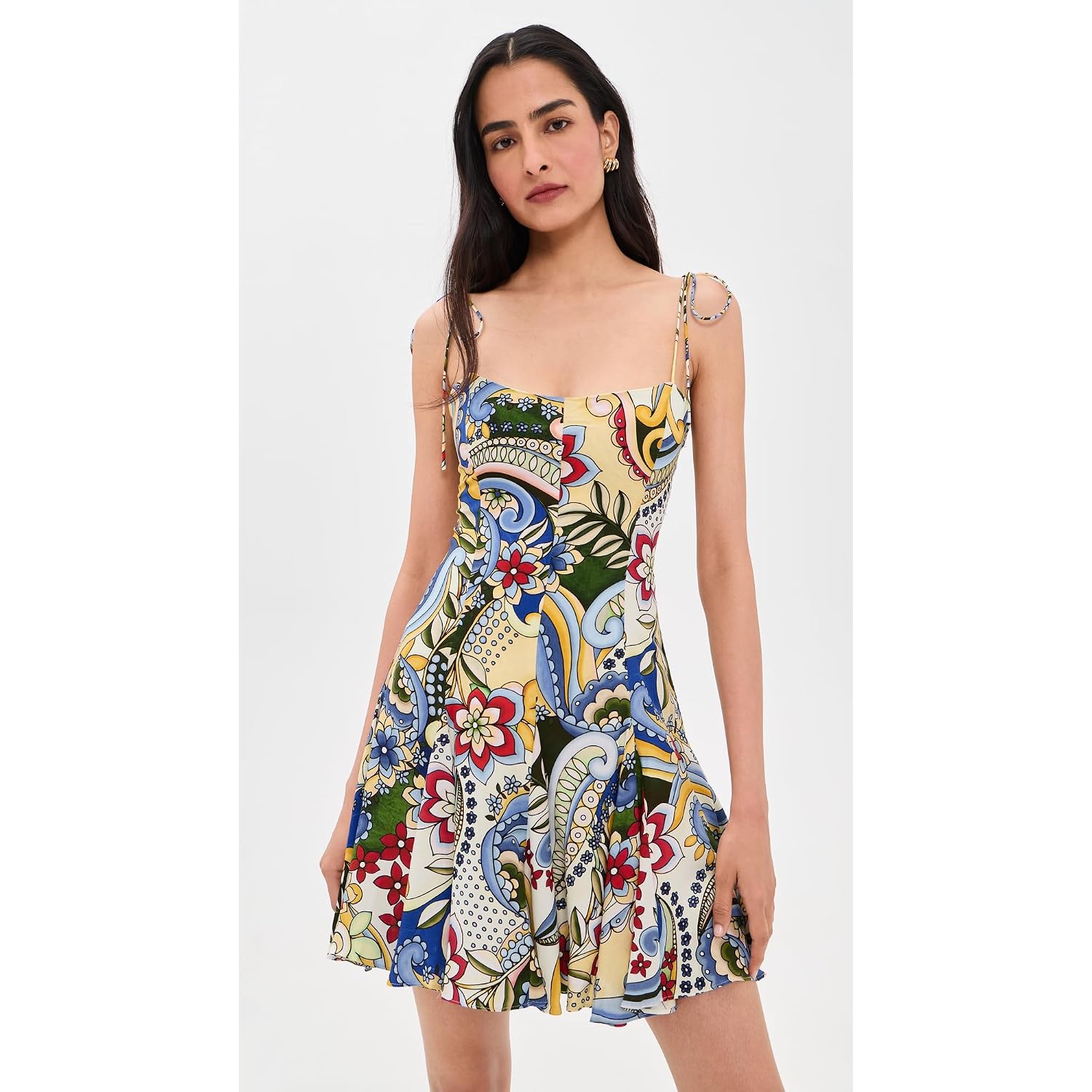 Alice + Olivia Women'S Jeanette Paneled Mini Dress