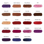 Ruby Kisses Lipstick, Matte Finish, Long-Lasting, Highly Pigmented, Smooth Apply, Full Coverage Lip Color Makeup (Berry Bossy)