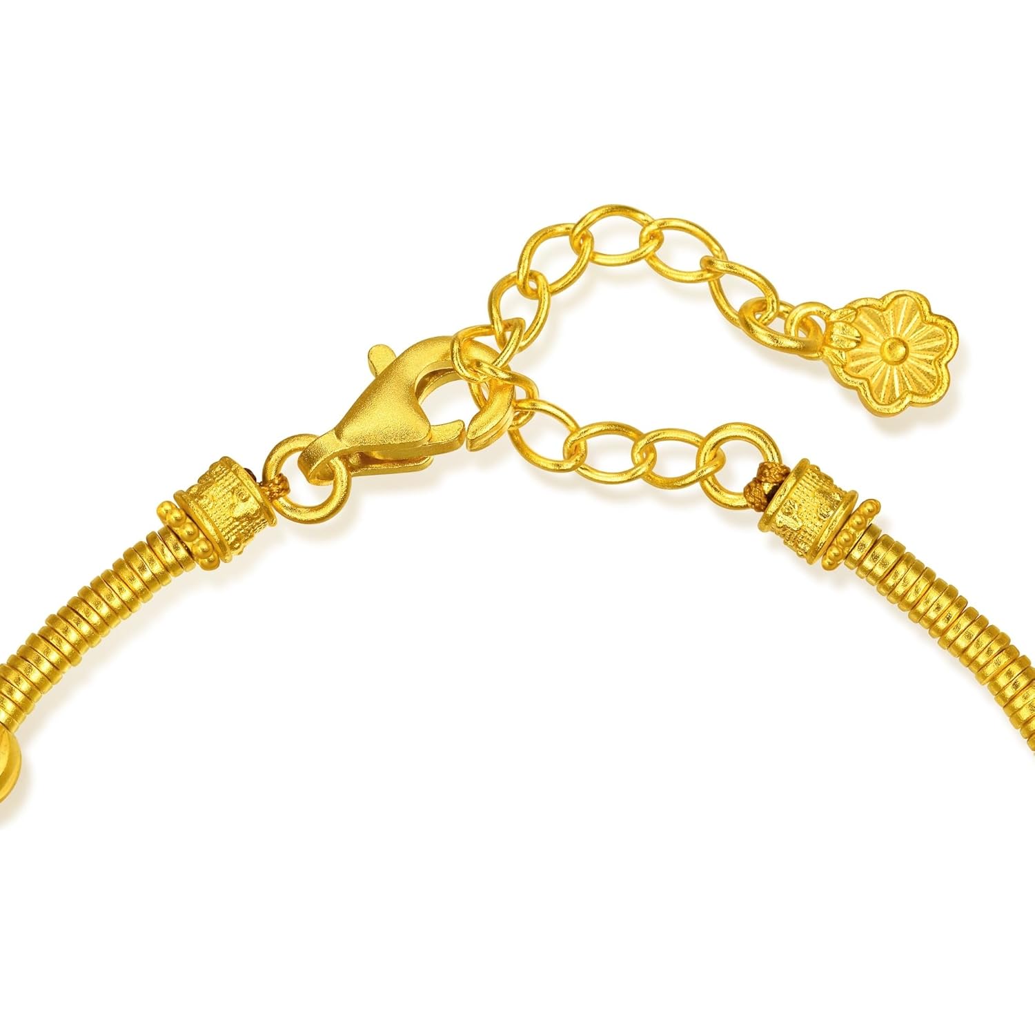 CHOW SANG SANG 999.9 24K Pure Gold Cultural Blessings Five Emperor Coins Bracelet for Women & Men 18cm 95773B Price-by-Weight 14.59g Gold