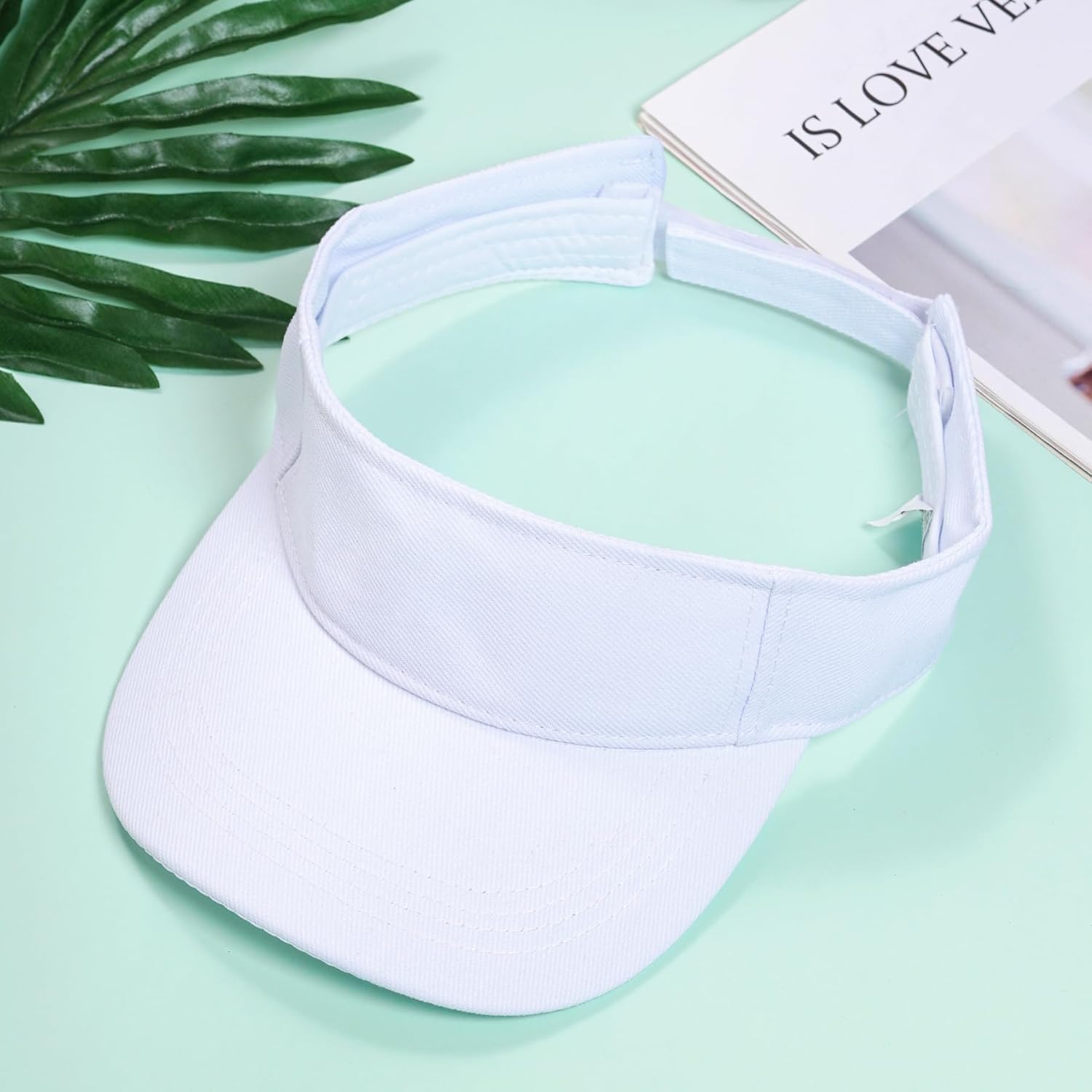 Marrywindix 1 Piece of Sport Wear Athletic Visor Sun Sports Visor Hat Visor Adjustable Cap for Women and Men (One Size)