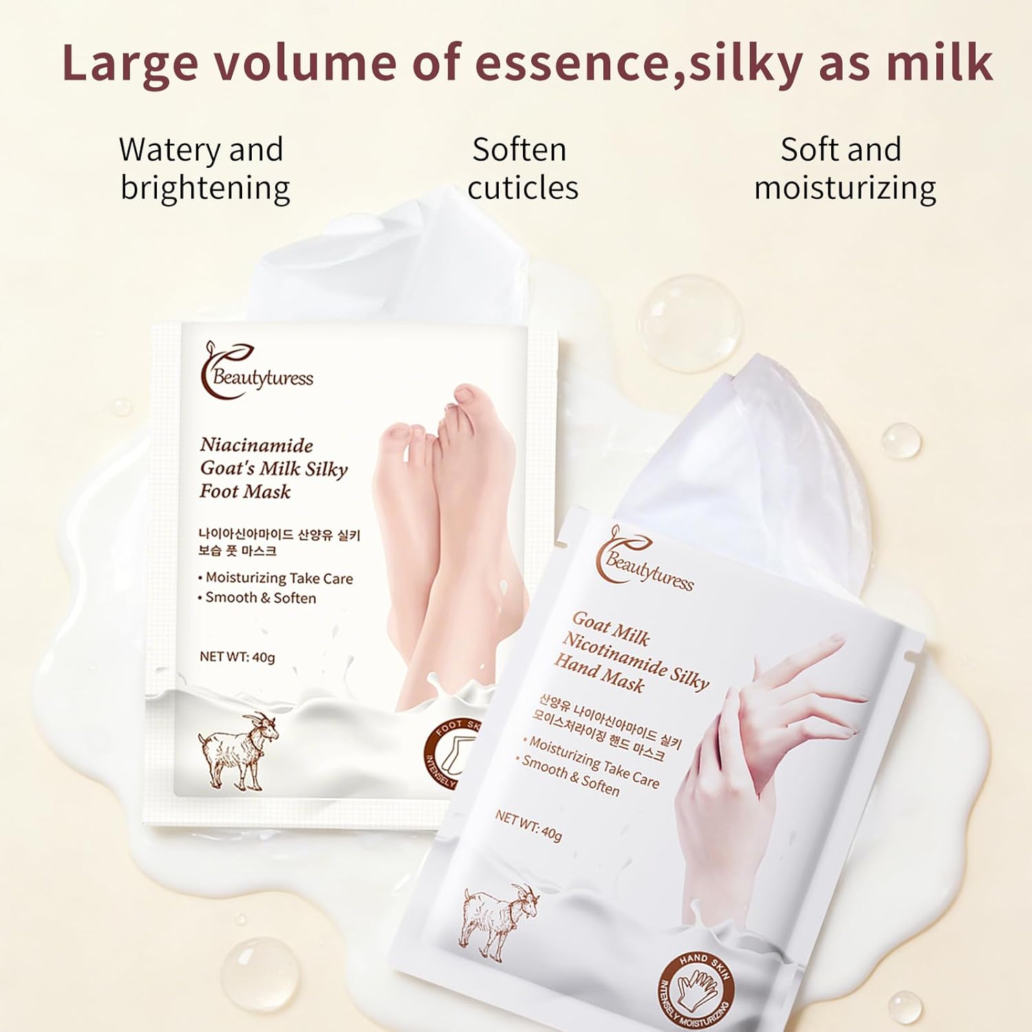 10PCS Moisturizing Hand Mask And Foot Peeling Mask, Moisturizing Glove To Prevent Dry Skin, Foot Spa, Skin Care For Chapped Hands And Feet, Night Care.