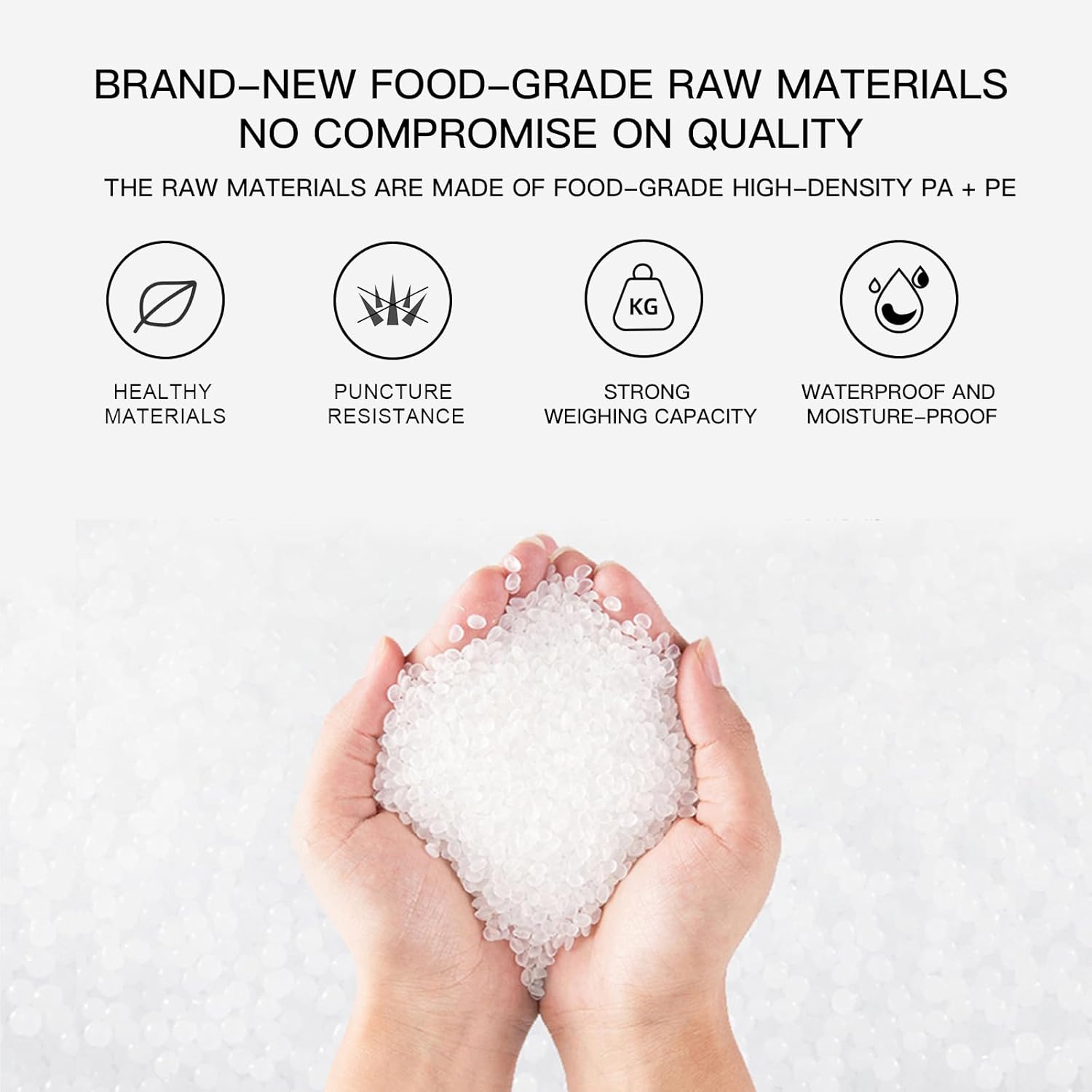 MEGAWISE Vacuum Sealer Bags (8''x 12''-110pcs) for Food Freshness Preservation, BPA Free Vacuum Storage Bags for Food or Sous Vide, Seal a Meal,Double-Sided Texture, Double Lock Freshness (110 count)