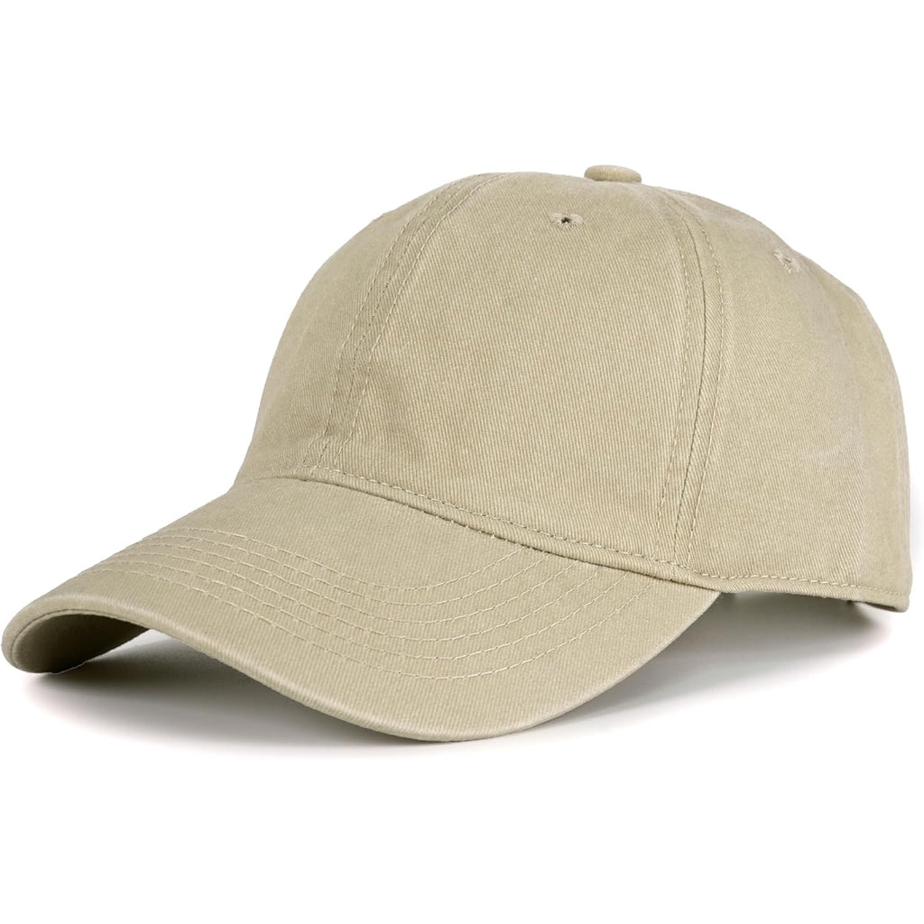 Edoneery Men Women Baseball Cap-Low Profile Adjustable Washed Cotton Golf Dad Hat