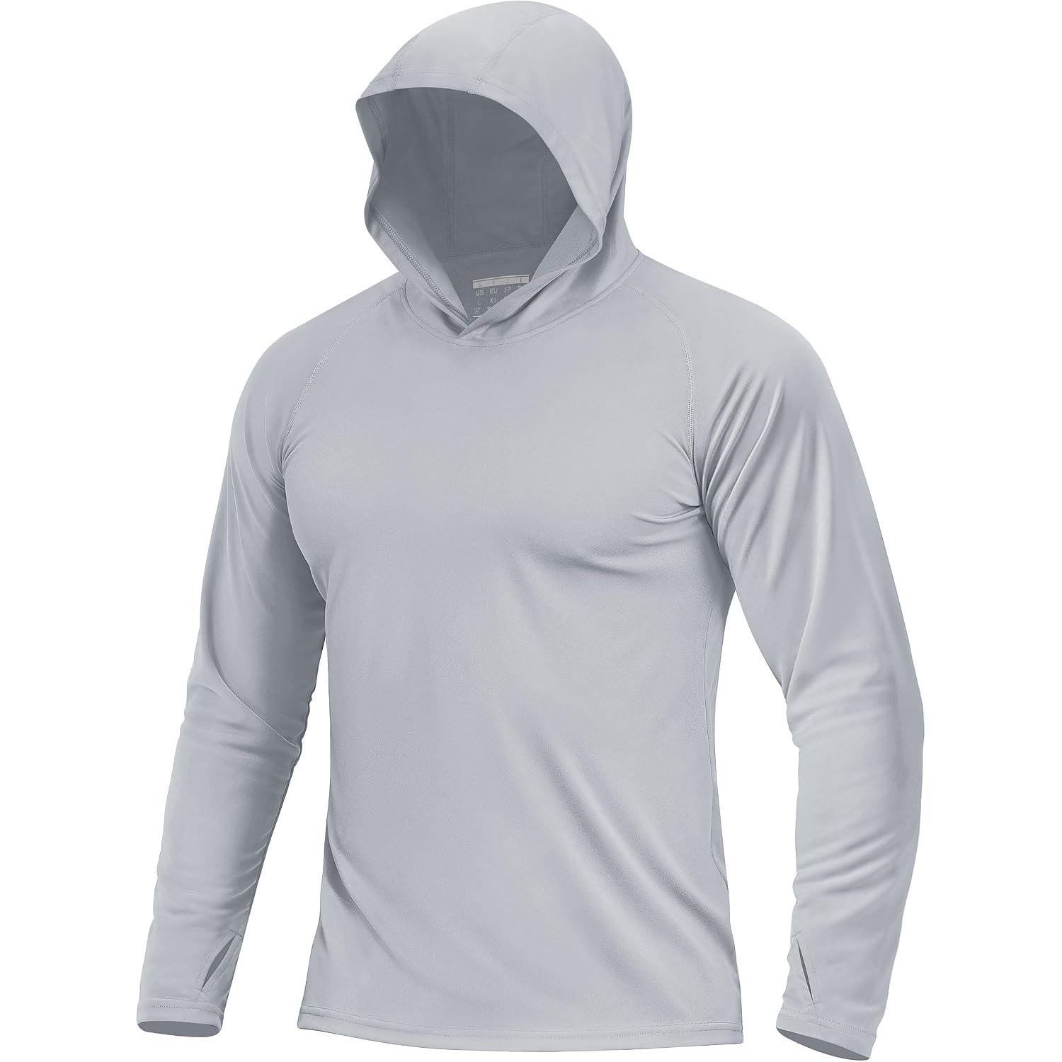 Boladeci Men'S Upf 50+ Sun Protection Lightweight Hoodie Shirts Long Sleeve Fishing Shirt Spf Uv Hiking Swim