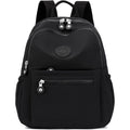 Tanweibago Mini Nylon Women Backpacks,11L Small Ladies backpacks Casual Lightweight Women Shopping Travel Daypack (Black)