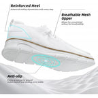 Mens Slip-On Loafers Comfortable Boat Shoes Casual Walking Sneakers Mesh Business Oxfords Work Lightweight Soft Sole
