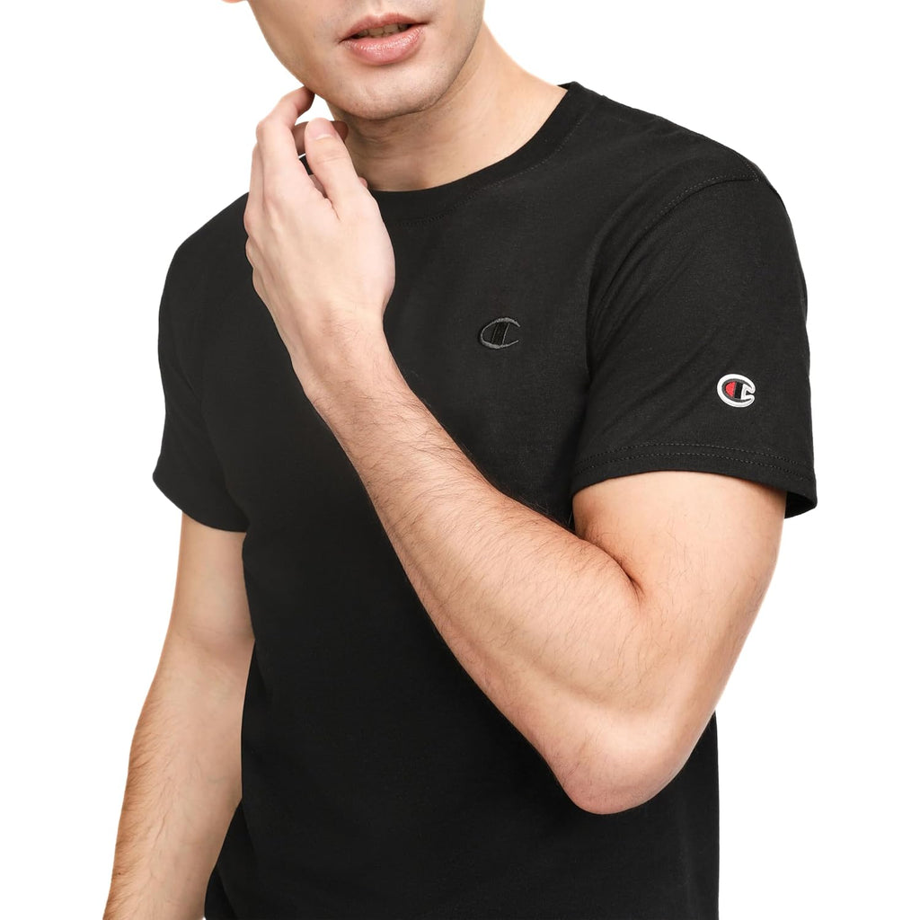 Champion Men'S Classic Short Sleeve T-Shirt, Standard Fit, Midweight 100% Cotton, Available In Regular And Big & Tall