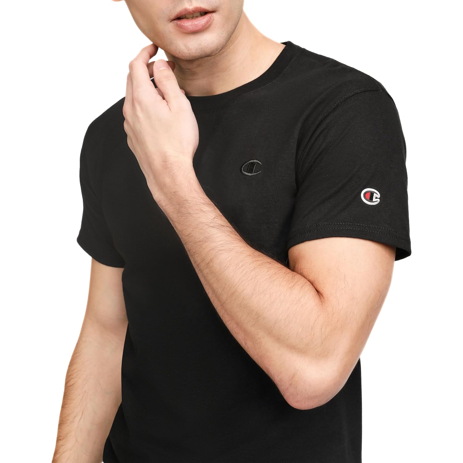 Champion Men'S Classic Short Sleeve T-Shirt, Standard Fit, Midweight 100% Cotton, Available In Regular And Big & Tall