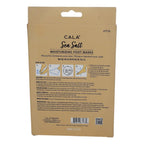 CALA Moisturizing Foot Mask Socks, Sea Salt Essence, Hydrating Spa Booties for Dry, Tired Feet, Nourishing & Calming, No-Rinse Finish, 3 Pairs (10 Min Treatment)