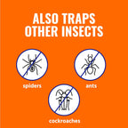 Terro Indoor Electric Flea Trap And Killer, Refillable Plug In Bug Trap | Supergrabber Glue Boards For Pest Control, Attracts Fleas From Up To 30 Feet Away