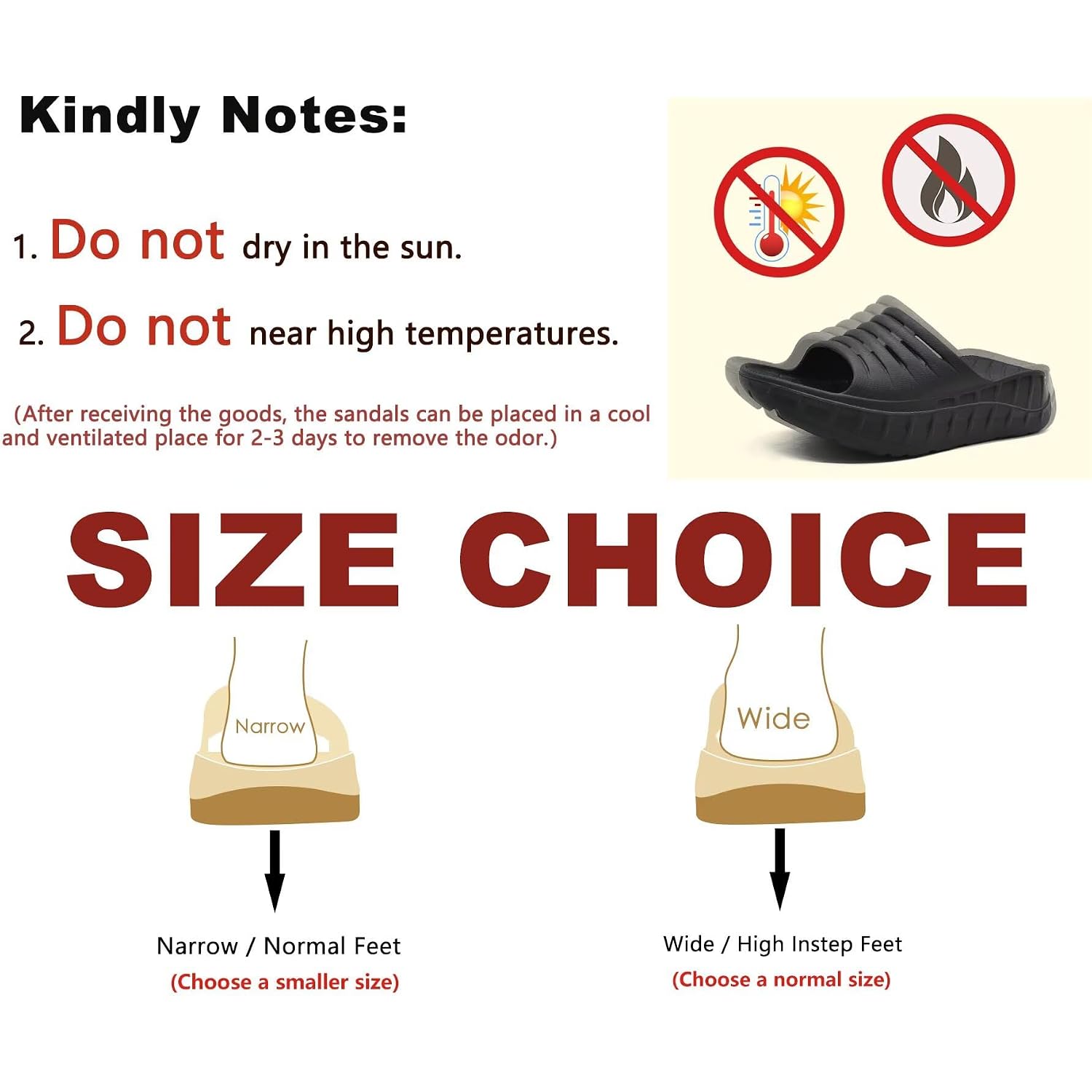 Kuailu Mens Recovery Sandals Orthotic Arch Support Open Toe Sport Slides Thick Cushion Orthopedic Plantar Fasciitis Slip On Wide Width Summer Pool Beach Waterproof
