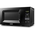 COMFEE' EM720CPL-PMB Countertop Microwave Oven with Sound On/Off, ECO Mode and Easy One-Touch Buttons, 0.7cu.ft, 700W, Black