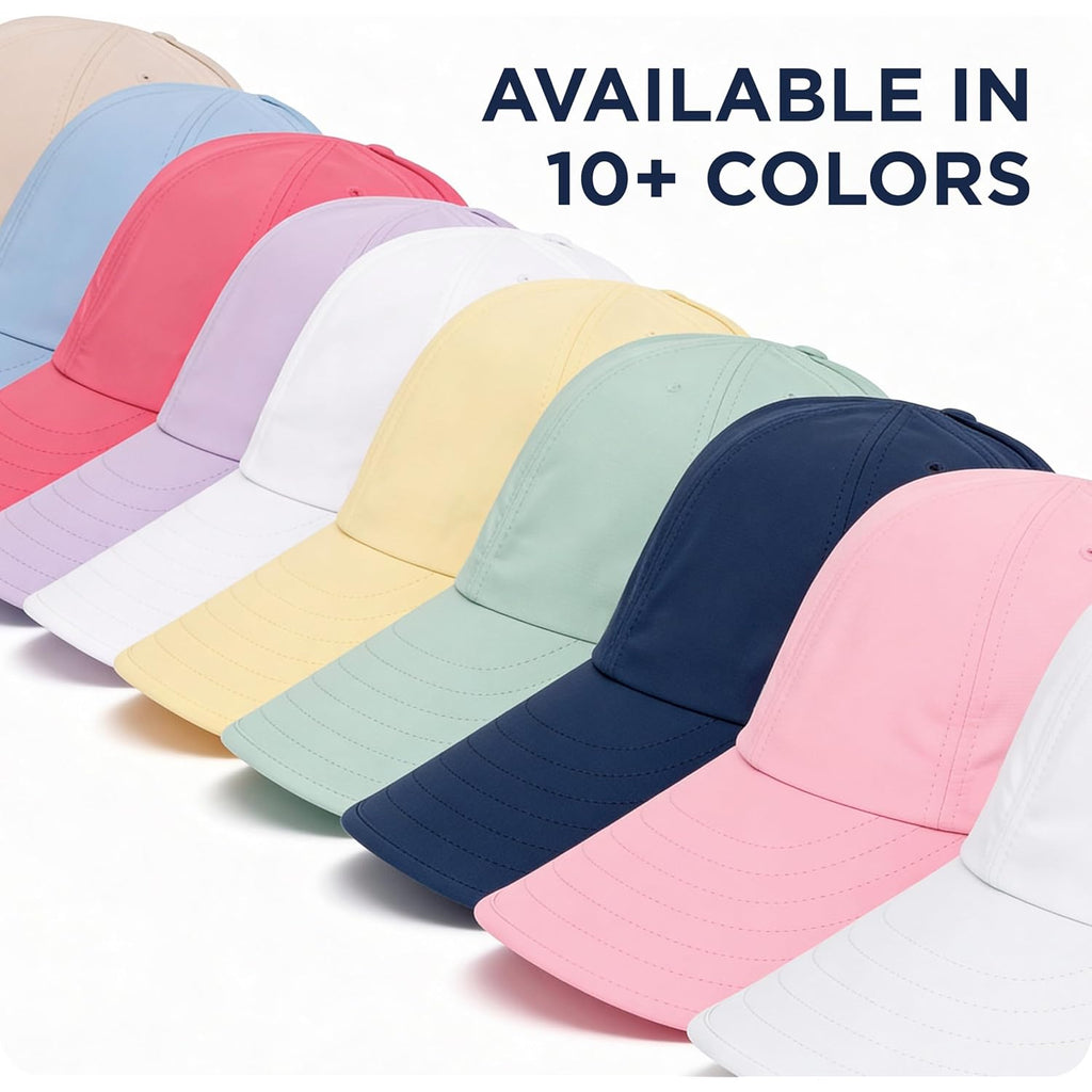 Ponyflo Sunblocker Wide Brim Hat, Patented Women’s Ponytail Sun Hat for Adults, UPF 50 Sun Protection