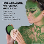Mehron Makeup StarBlend Cake Makeup | Wet/Dry Pressed Powder | Powder Foundation | Red Face Paint & Body Paint 2 oz (56g)