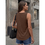 Automet Womens Square Neck Tank Tops Loose Fit 2026 Summer Tops Clothes Fashion