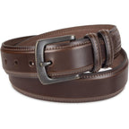 Columbia Men'S Leather Casual Belt Tan & Brown Classic Style For Everyday Wear