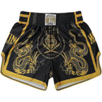 Beaudrm Men'S Muay Thai Shorts Graphic Elastic Waist Kickboxing Baggy Sport Gym Shorts