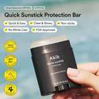 Abib Quick Sunstick Protection Bar Spf50+ Broad Spectrum, Glowy Sunscreen Stick For Dry & Sensitive Skin, No White Cast, With Centella & Aloe, Korean Sunscreen, 0.77 Oz / 22 G