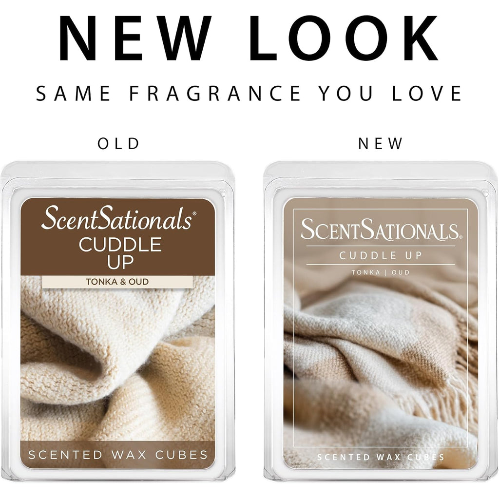Scentsationals Cuddle Up - Tonka Scented Wax Melts 10Oz (24 Cubes)