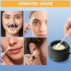 SUERBEATY 60 Pcs Nose Wax Sticks, Hair Wax Applicator with Disposable Spatulas for Nostril Cleaning, Ear Face Hair Removal for Men Women, Painless