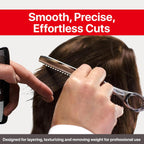 Feather Styling Razor Standard Blades - Professional Hair Cutting Blades for Styling, Shaping, Feathering, & Thinning - Stainless Steel Single Edge Guarded Blade - Made in Japan - Refill Pack - 10 Ct