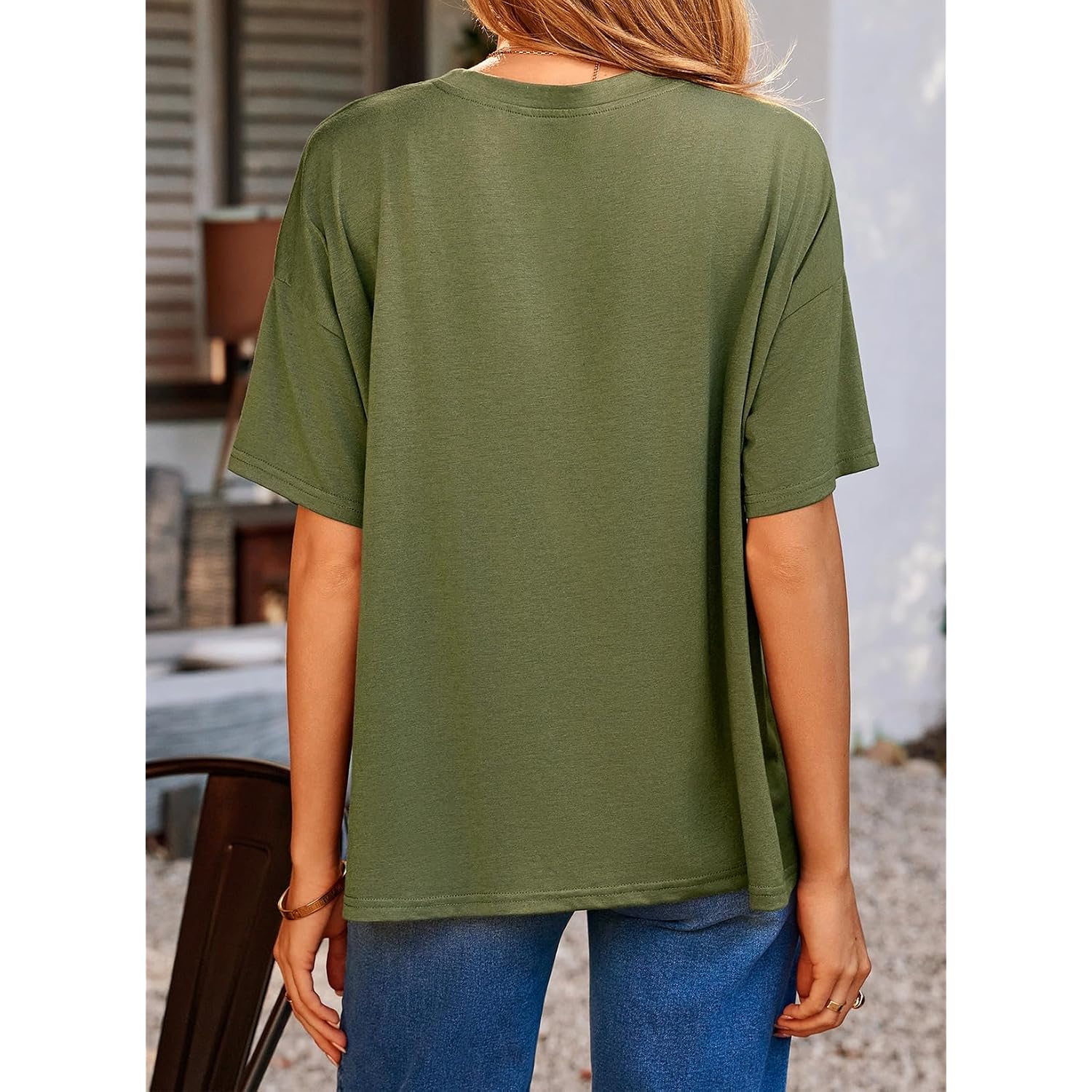Dokotoo Womens Tops Cute Lace Summer Short Sleeve 2026 Oversized Casual T Shirts Lace Pockets