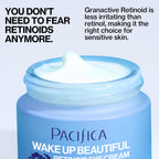 Pacifica Wake Up Beautiful Retinoid Eye Cream – Anti-Aging Under Eye Cream For Fine Lines & Wrinkles, Infused W/Retinoid, Melatonin & Mushrooms For Puffiness, Dark Circles & Eye Bags Daily Treatment