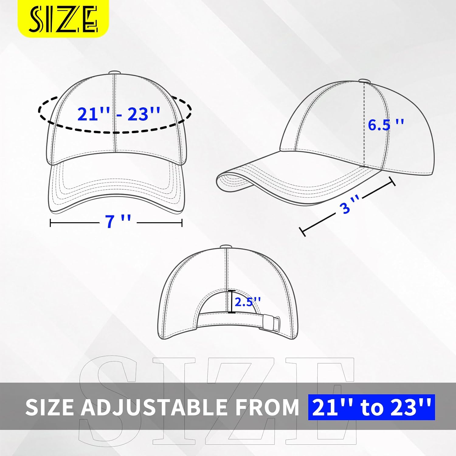 Baseball Cap Women Baseball Hat Vintage Washed Distressed Cap One Size Men Women Running Outdoor Adjustable Plain Hat