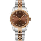 Pascal Timeless Classic Diamond Watch For Men Women– Swiss Quartz Watch With Lab-Grown Diamonds, Sapphire Crystal, Elegant Dress Watch Gift,10 Atm Water Resistant, Fits 6.5"-9.5" Wrists