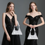Clutch Purse For Women,Sparkly Rhinestone Evening Bag Wedding & Party Accessories,Handbag Fits Phone,Wallet & Lipstick