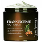 Essentially KateS Frankincense Oil Foot Cream 8 Fl Oz - Fight Soreness and Stiffness in Tired Feet - Footsole, Achilles, Footbridge, Ankle and Foothill Cream