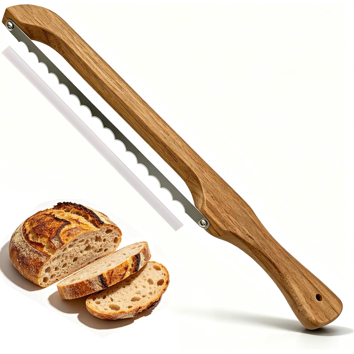 Sourdough Bread Knife For Homemade Bread, Bread Slicer-Cutter& Bread Bow Knife For Sourdough With Ergonomic Grip For Easy, Clean & Even Slicing, Bread Saw