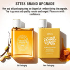 Sttes Perfume 602# Irresistible Sunshine for Women - Pistachio, Vanilla & Salted Caramel Eau de Perfume 100ml (3.4fl oz) Sweet Gourmand Caramel Vanilla Fragrance