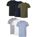 Hanes Men'S Pocket T-Shirt Pack, 6-Pack, Cool & Breathable Cotton Tees, Stay-Tucked Undershirts For Men
