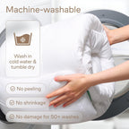 Ultra Soft Full Size Mattress Topper - Cloud-Like Mattress Pad For Full Back Support - Breathable Cooling Material For Hot Sleepers, White
