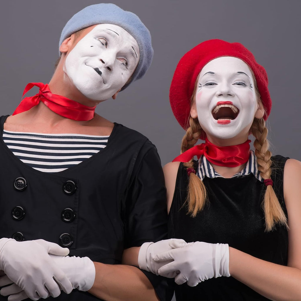 White Face Body Paint Stick, Eye Black Stick For Sports, Waterproof Full-Coverage White Foundation Face Makeup For Halloween Zombie Clown Vampire Skeleton Skull Joker Goth Cosplay Makeup