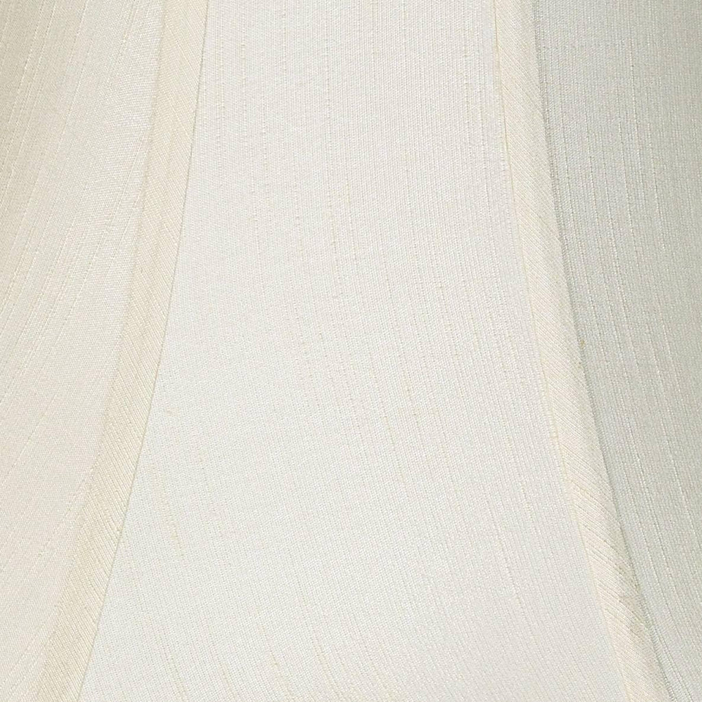 Set Of 2 Flared Bell Lamp Shades Cream Large 9" Top X 18" Bottom X 13" High Spider With Replacement Harp And Finial Fitting - Imperial Shade