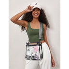 Bluome Clear Bag for Stadium Events 12x12x6, Clear Purses Stadium Bag Crossbody Purses for Concerts Football Games Travel